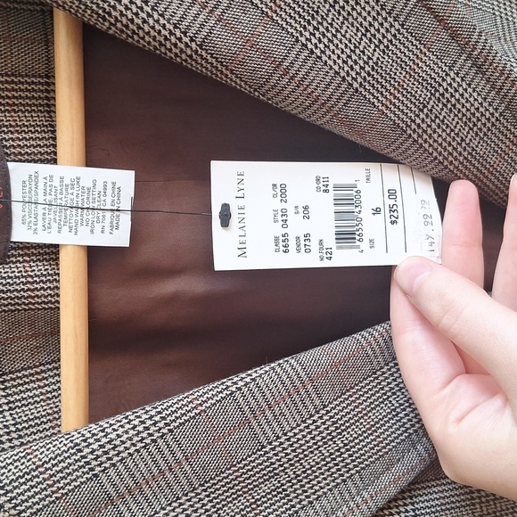 Melanie Lyne Vintage Blazer - Dark academia style - Picture 5 of 7